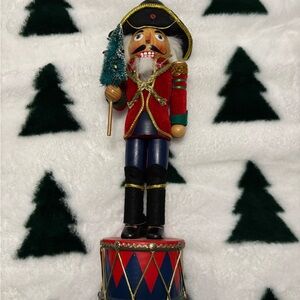 Festive musical Nutcracker Soldier with Drum
